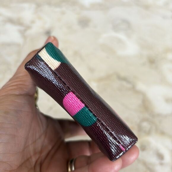 Fossil Keyper Carry All Cell Phone Case Multicoloured Coated Canvas & Leather - Picture 6 of 8